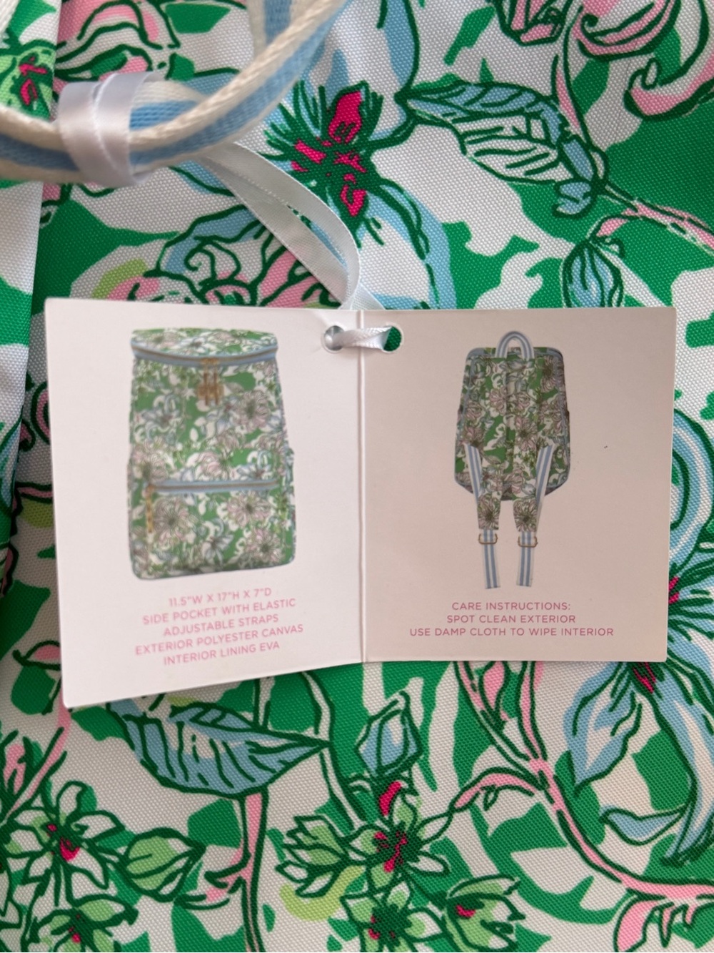 Lilly Pulitzer Backpack Cooler Blossom Views NWT - Picture 5 of 5